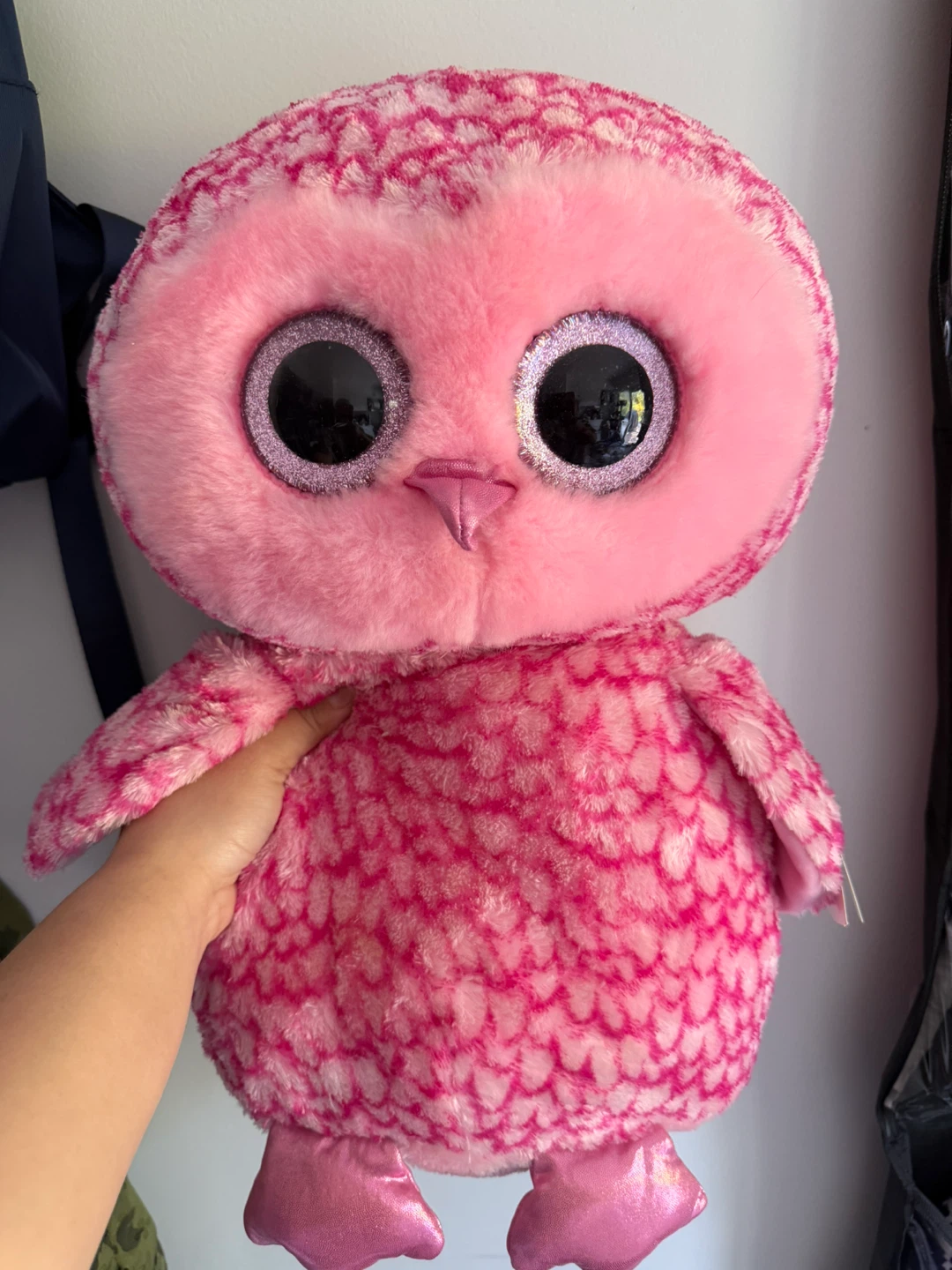 Ty Beanie Boos Big Owl Plush Toy – Very Good Condition