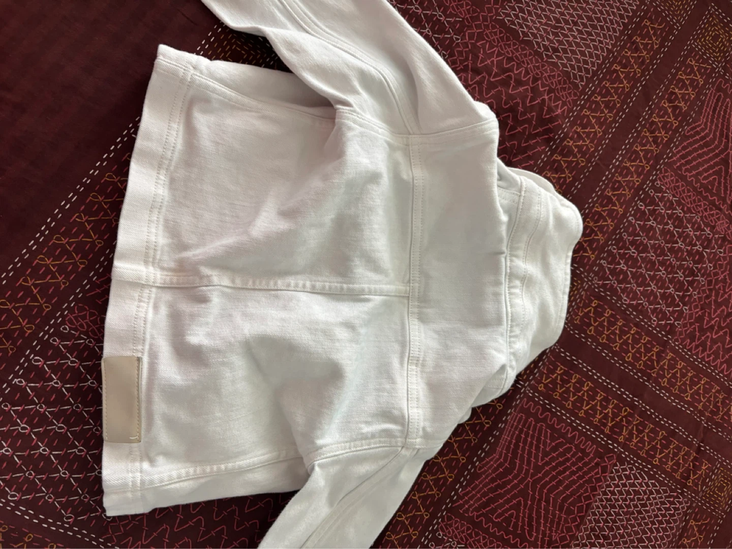 Massimo Dutti White Denim Jacket - Size 5-6 Years - photo 5