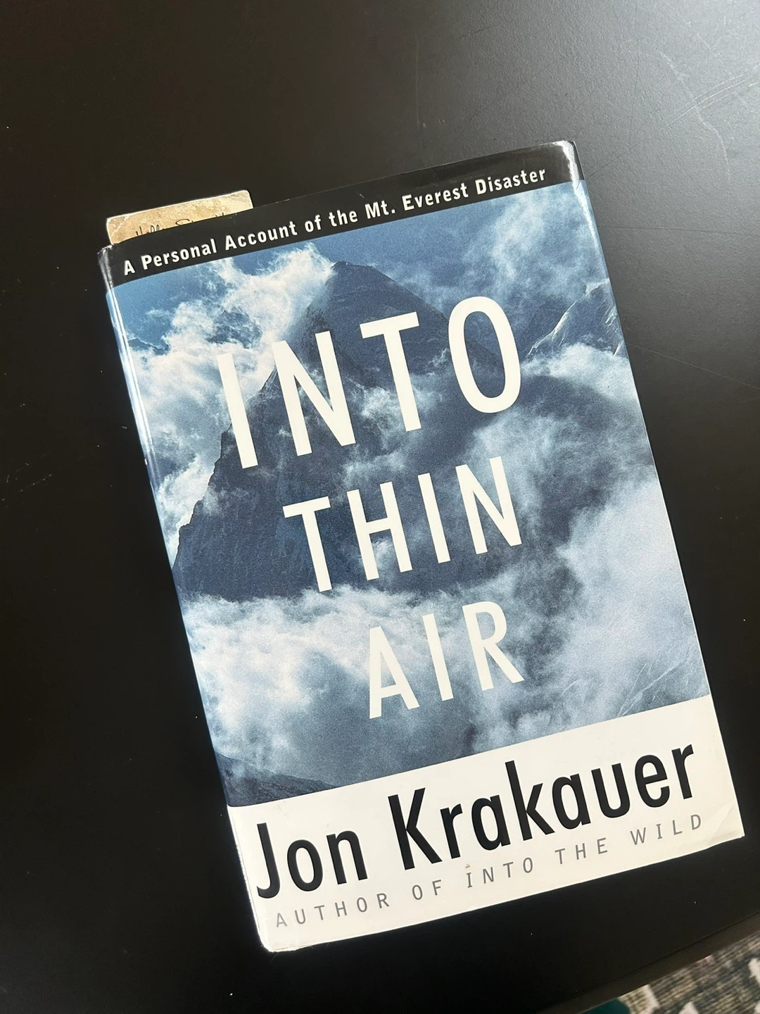 Into Thin Air by Jon Krakauer
