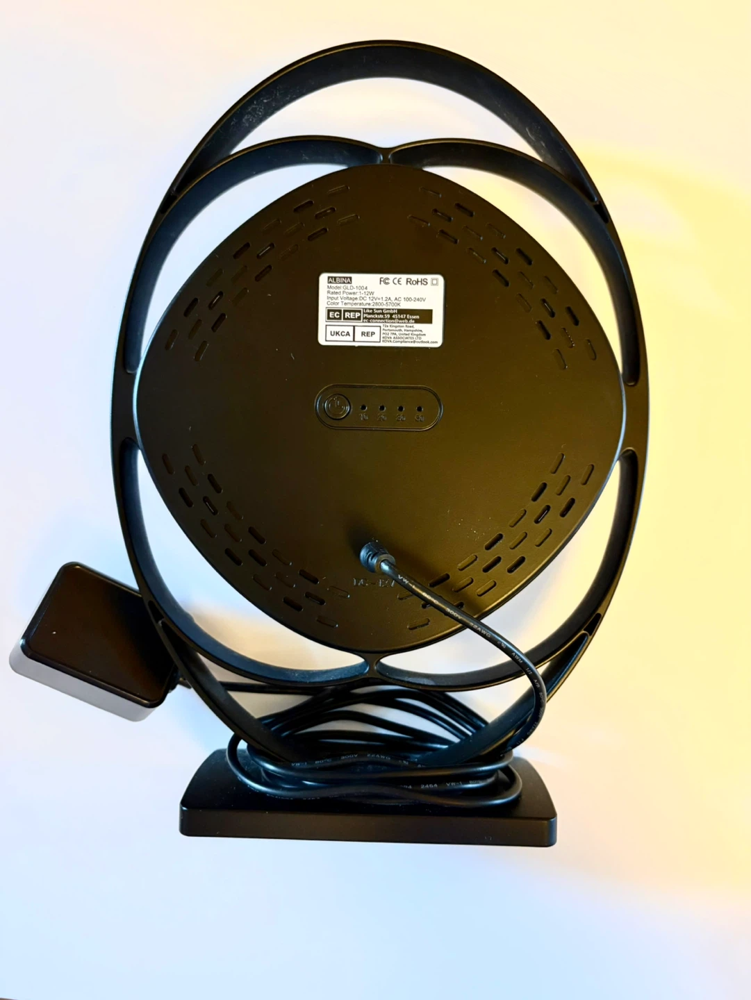 AuraGlow Decorative Lamp with Power Adapter - photo 3