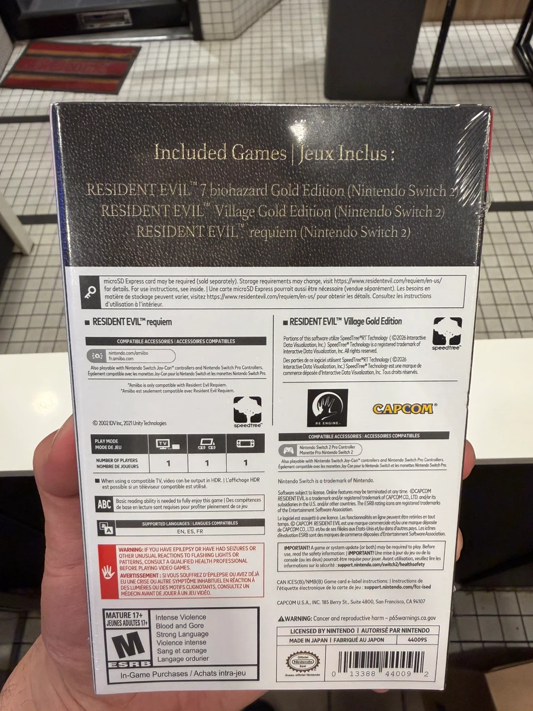 Resident Evil Village Gold Edition Nintendo Switch Game-Card - photo 2