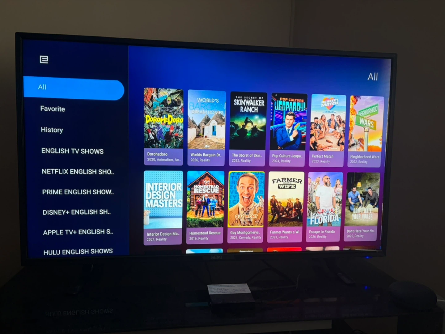 Seiki 43" Smart TV