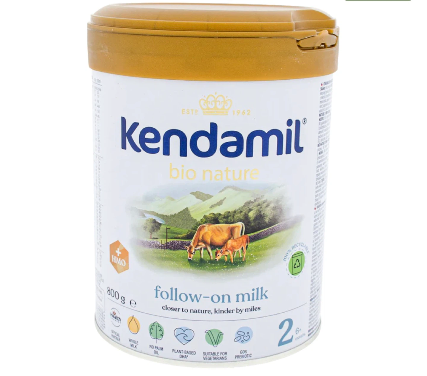 Kendamil Bio Nature Follow-on Milk, 800g