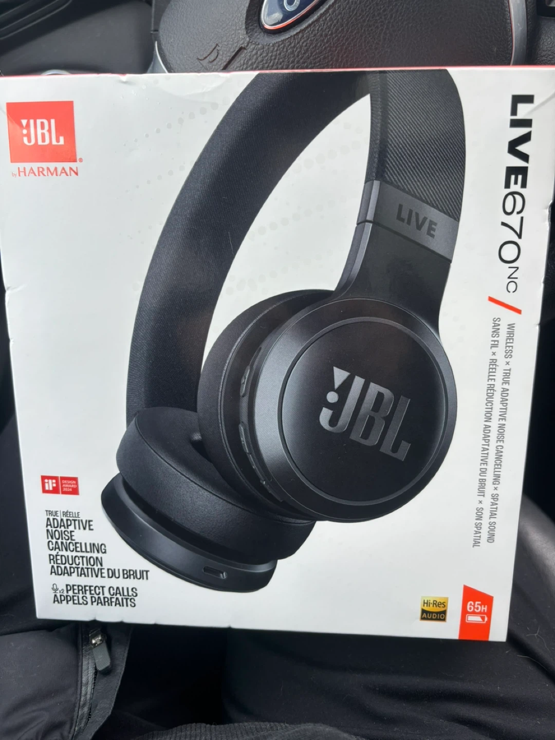 JBL LIVE 670NC Wireless Noise Cancelling Headphones