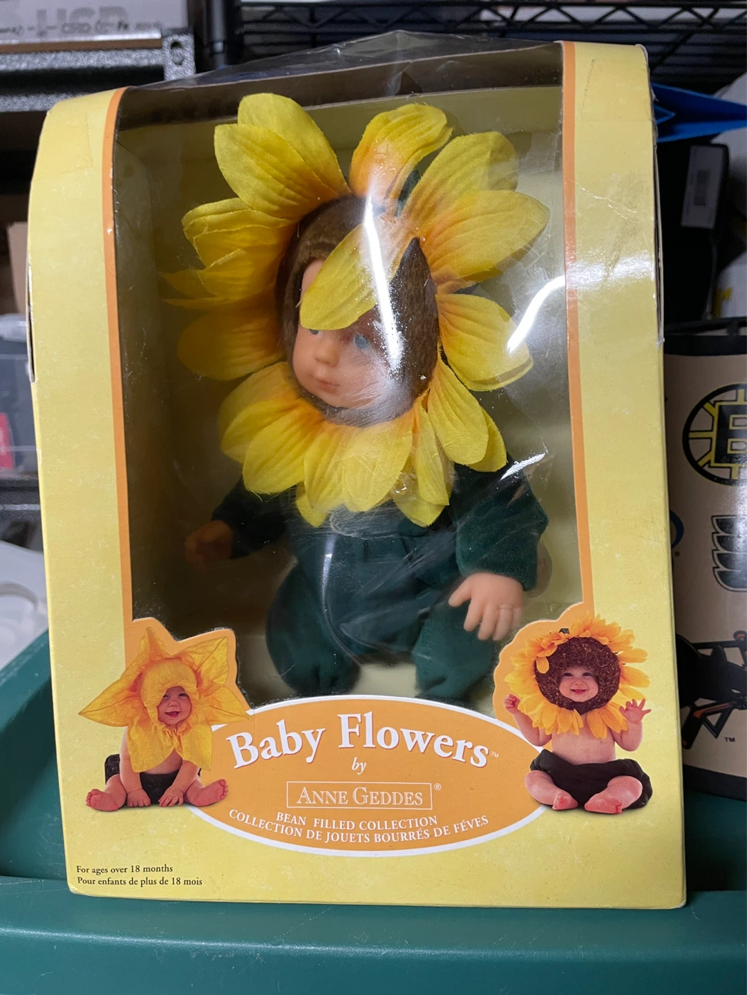 Anne Geddes Baby Flowers Bean Filled Doll