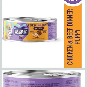 A Strong Heart Puppy Chicken & Beef Dinner Canned Dog Food