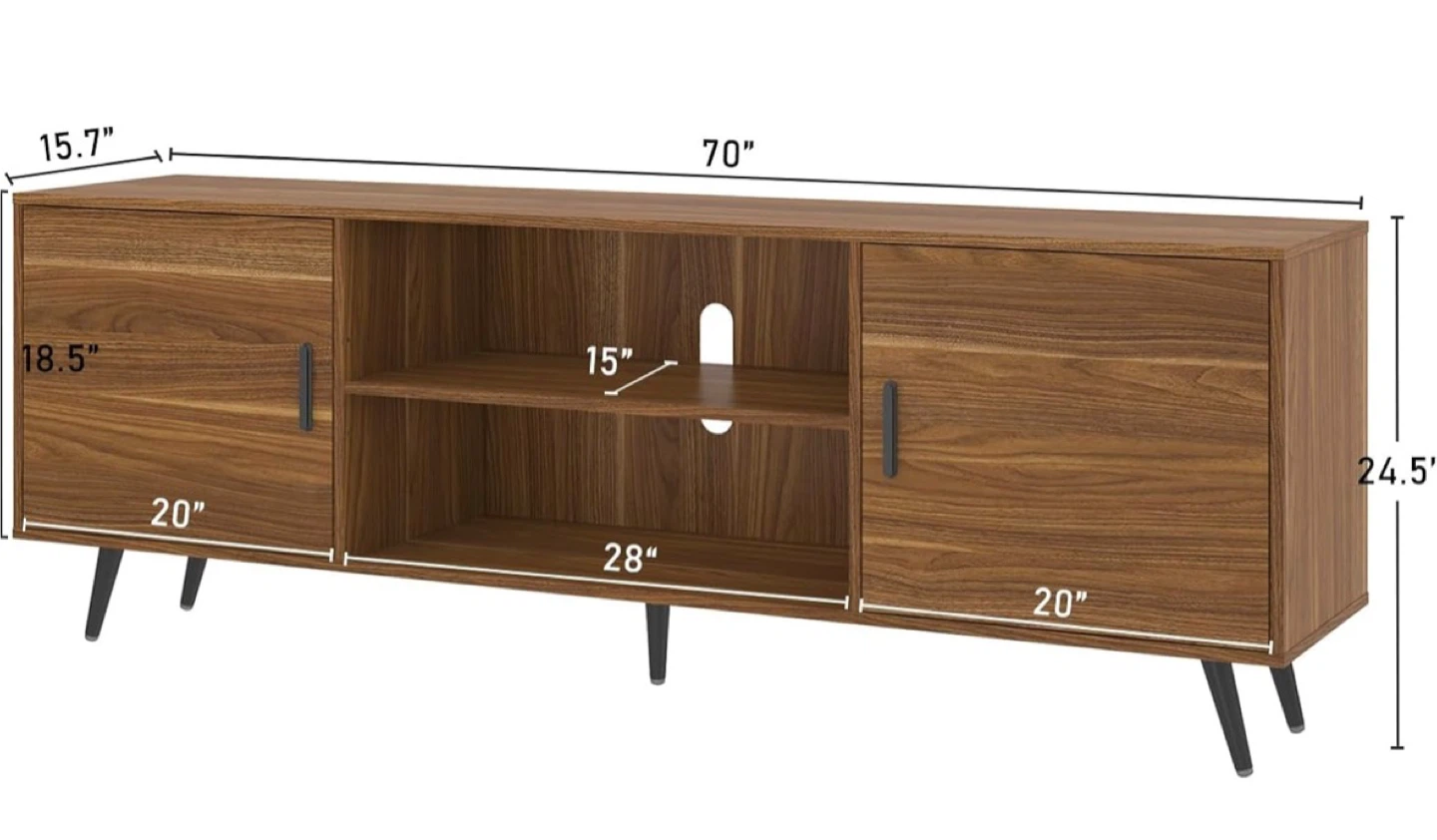 NEW Mid-Century Modern TV Stand - photo 2