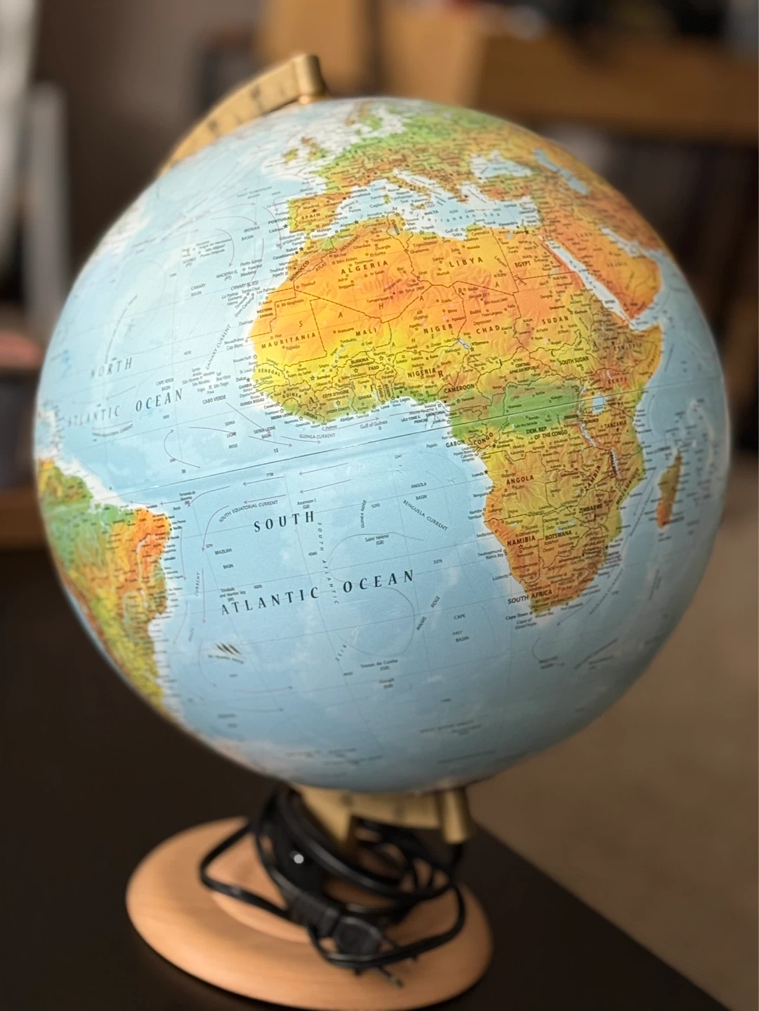 Illuminated World Globe - photo 2