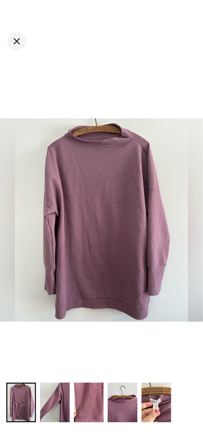 Tribal Jeans Mock Neck Ribbed Sweatshirt - M/M