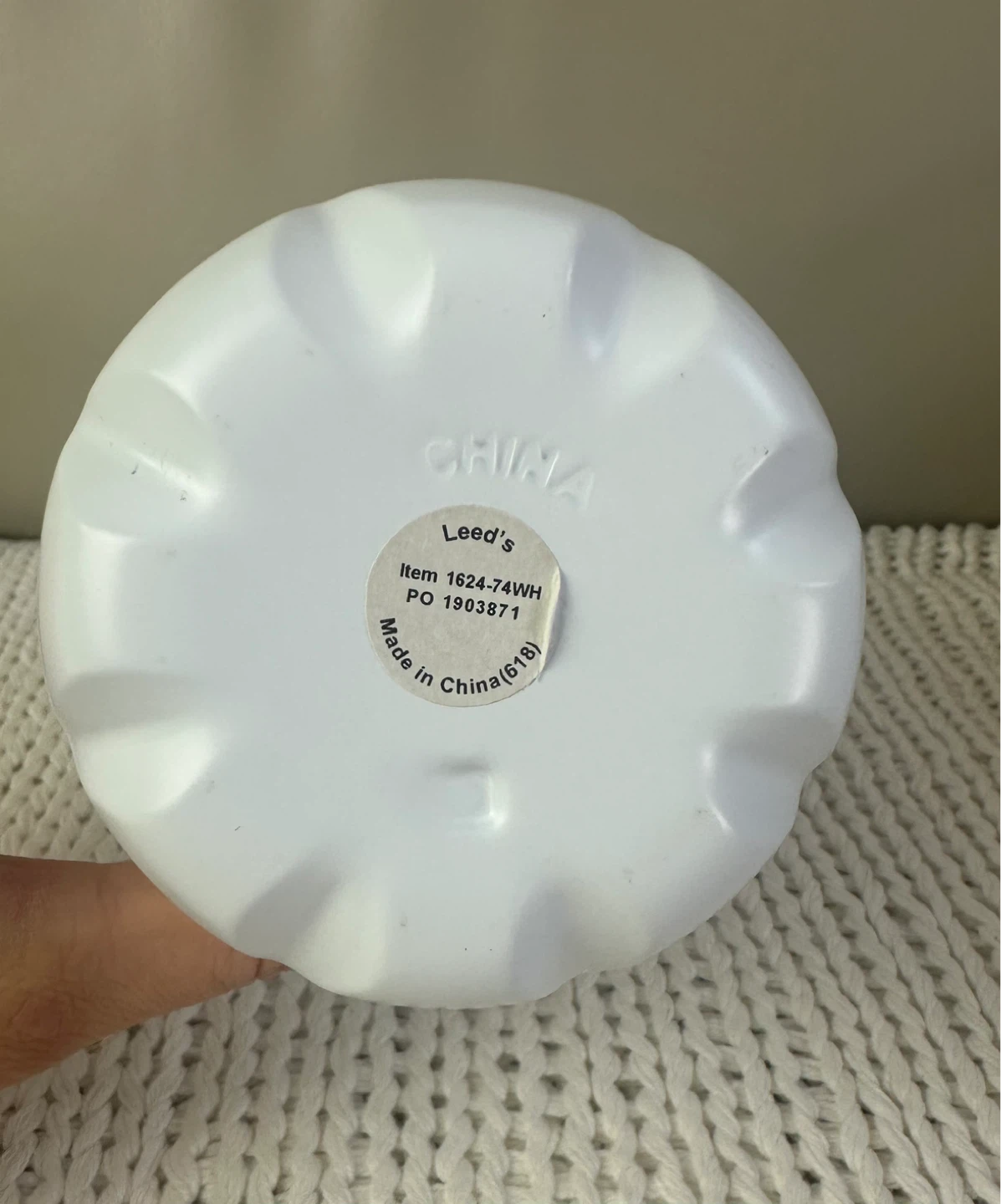 Leed's Swell-type water bottle 17oz White Insulated cold / hot - photo 3