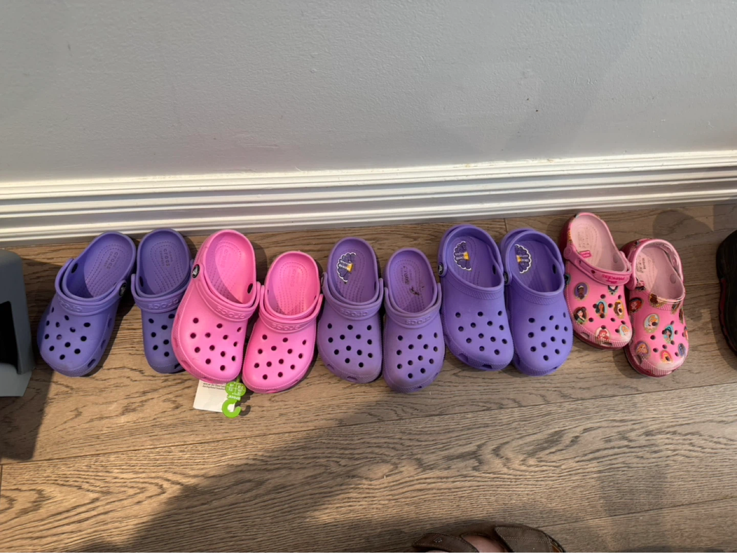 Crocs Clogs - Purple and Pink size 10-12