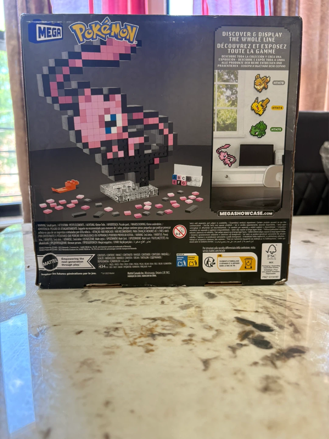 MEGA Pokemon Mew Pixel Art Building Set - photo 3