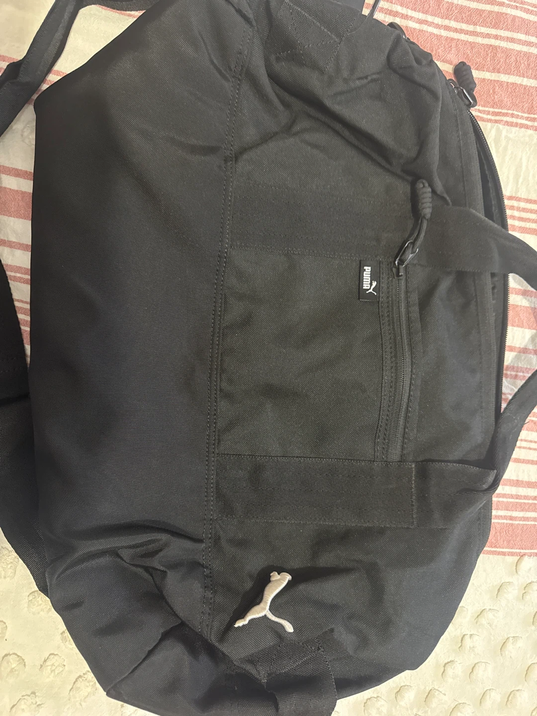 Black Puma Duffel Bag