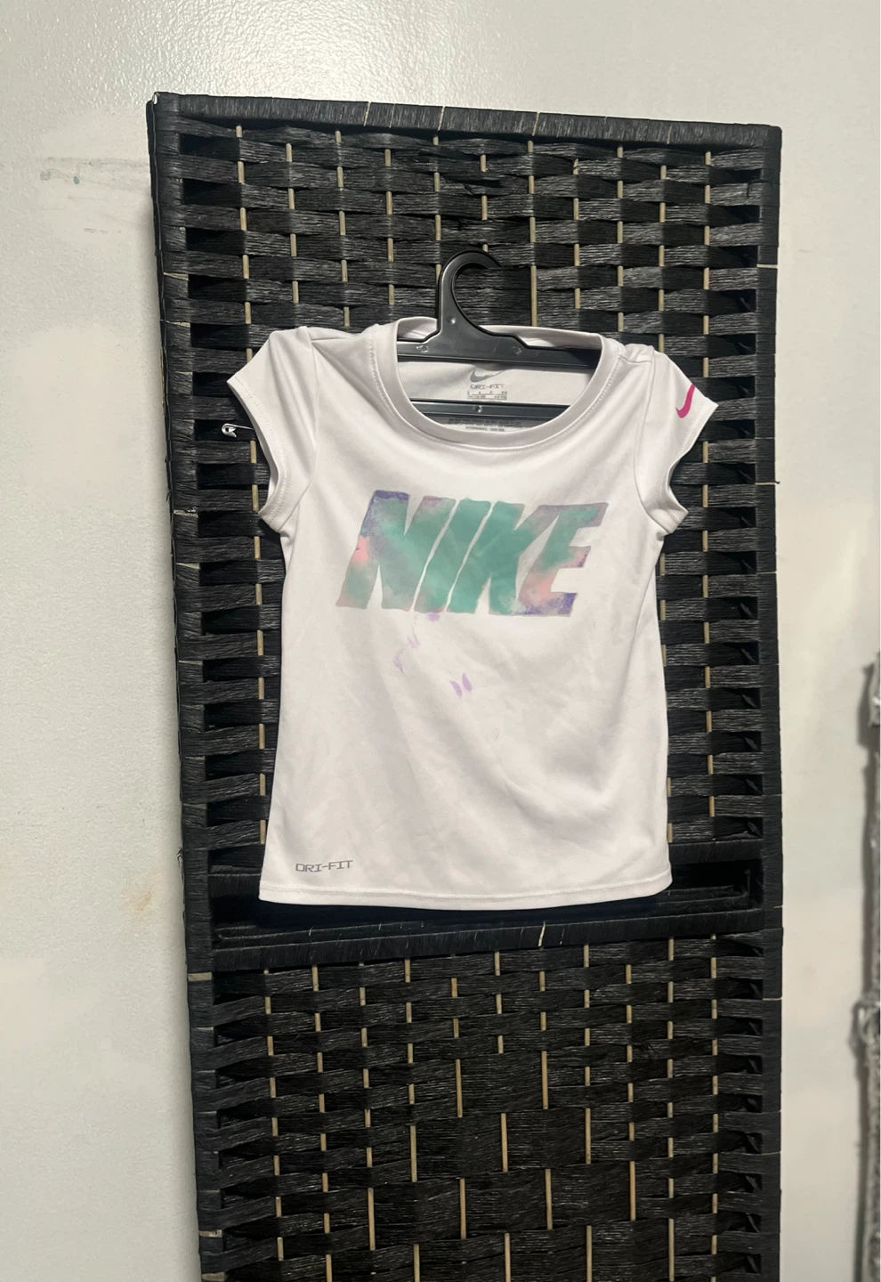 Nike Dri-FIT T-Shirt Size S (4-5 Yrs) White