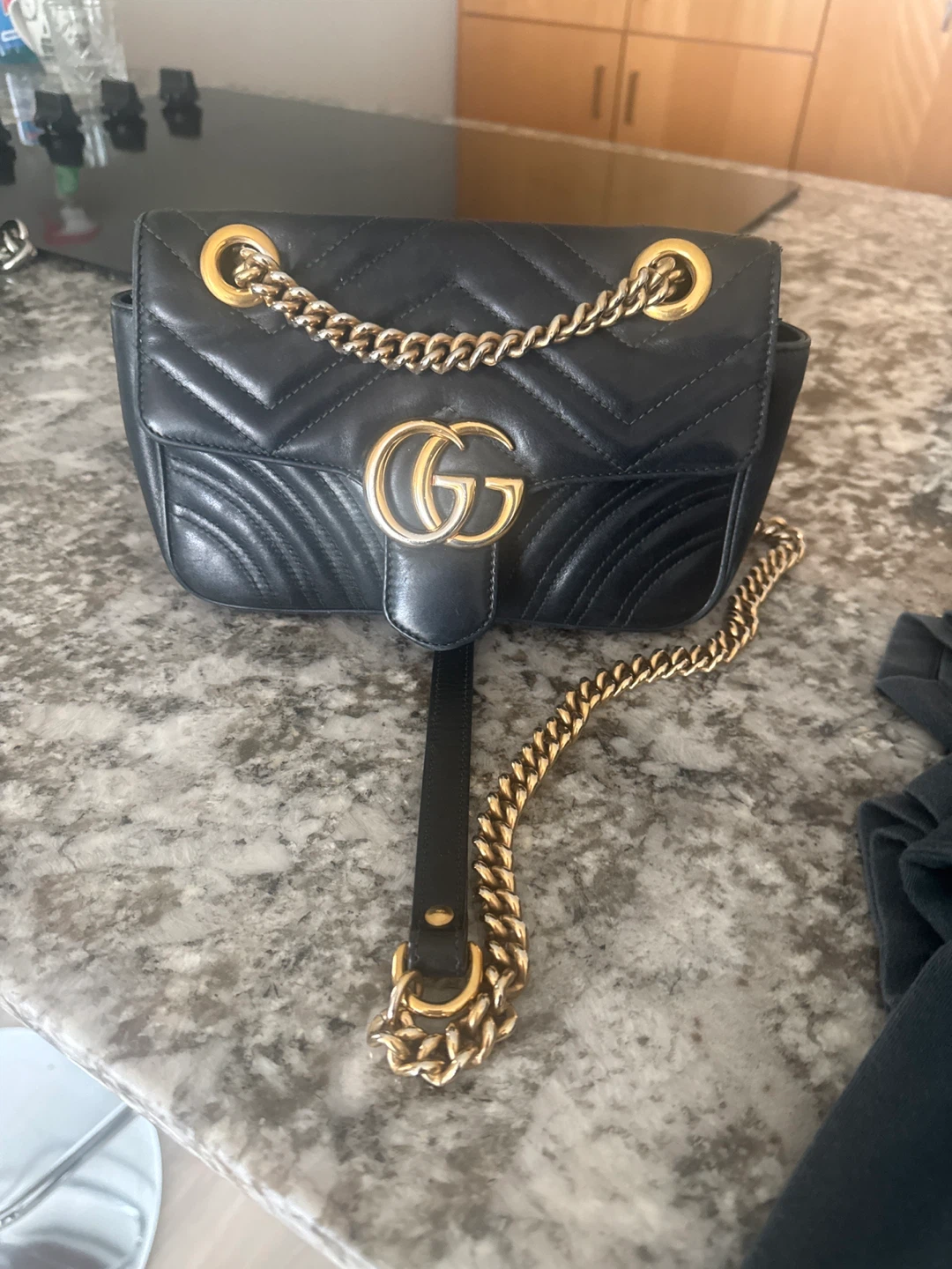 Gucci Marmont Small Shoulder Bag with Heart