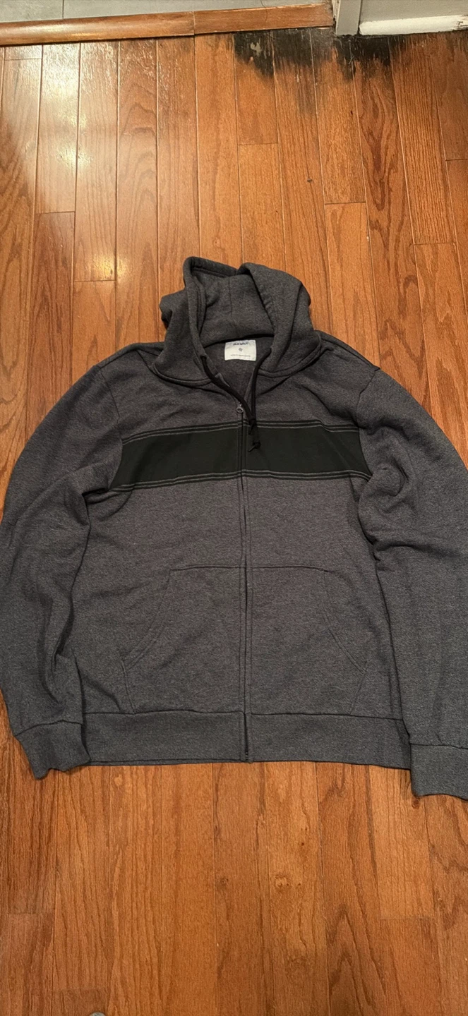 Old Navy Grey Zip-Up Hoodie - size XL