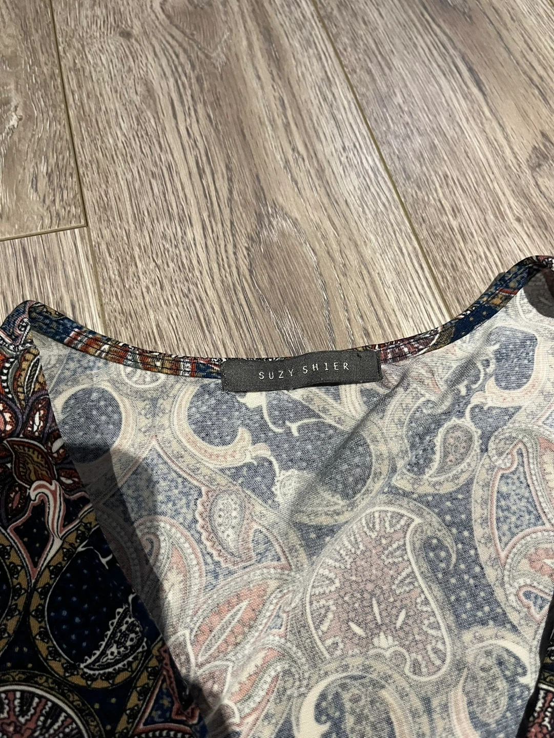Suzy Shier Paisley Wrap Dress - XS - photo 2