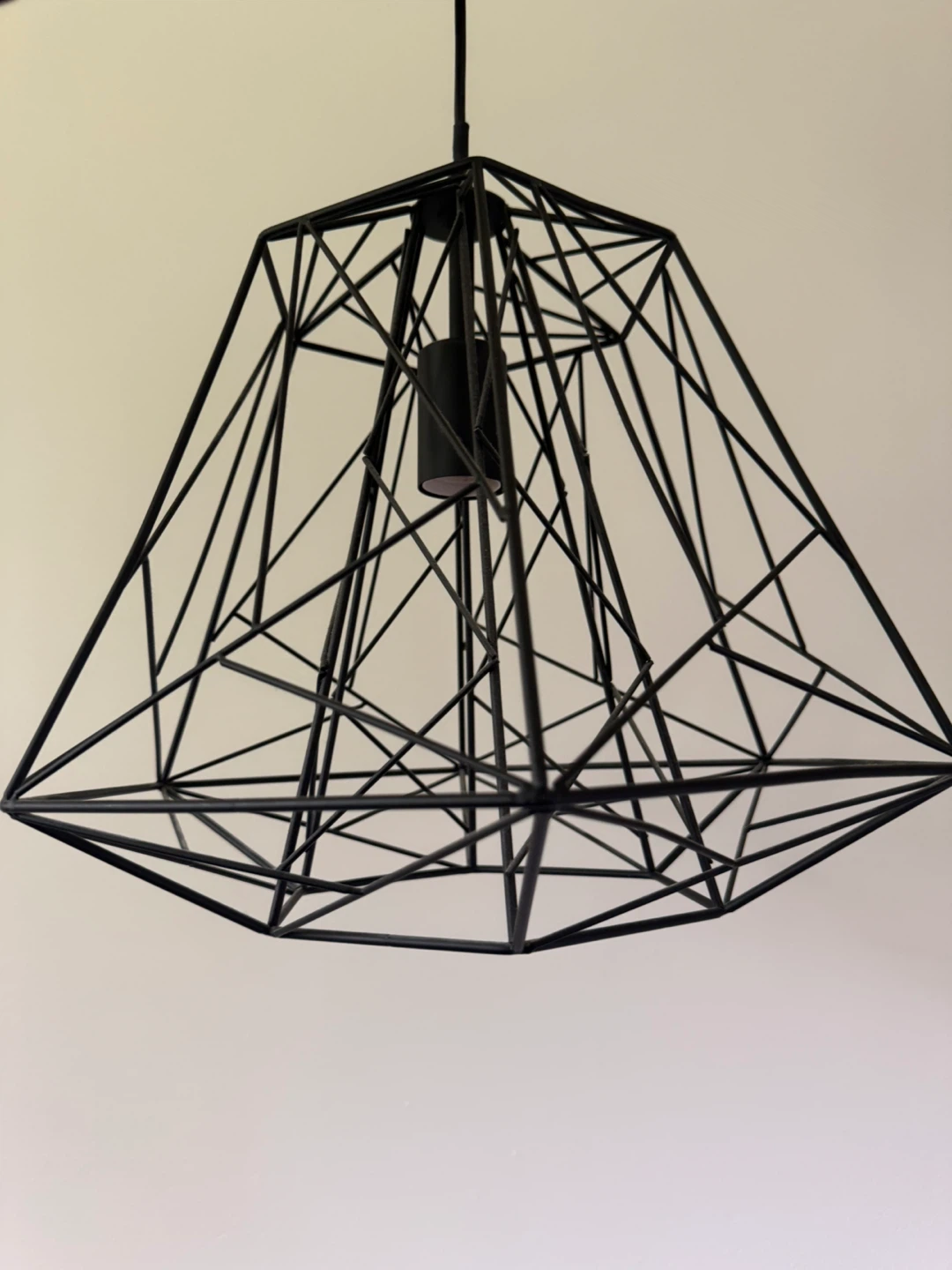 Black Geometric Pendant Light Fixture - photo 2