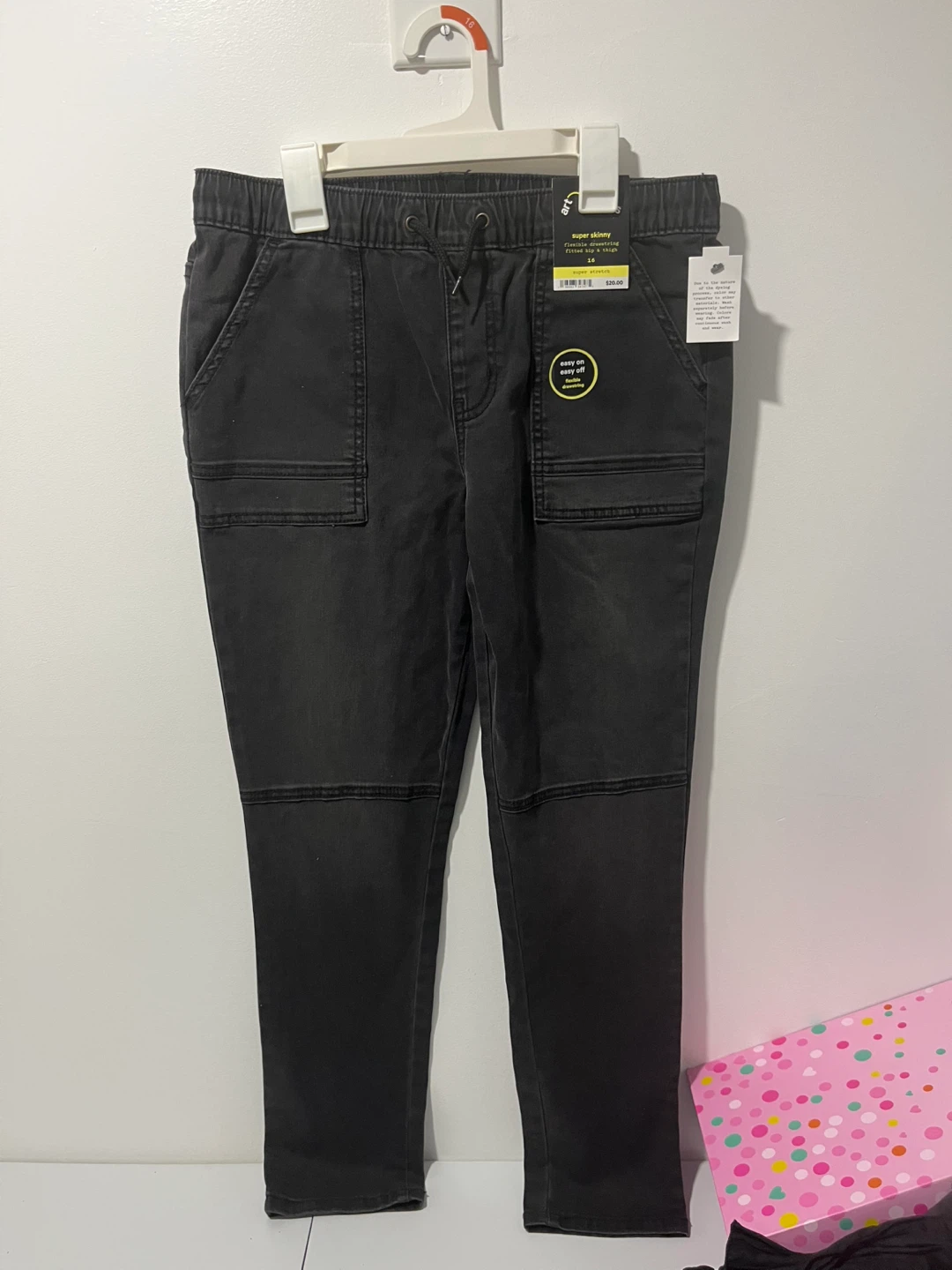 Athletic Works Super Skinny Jeans Boys Size 10/12 - photo 3