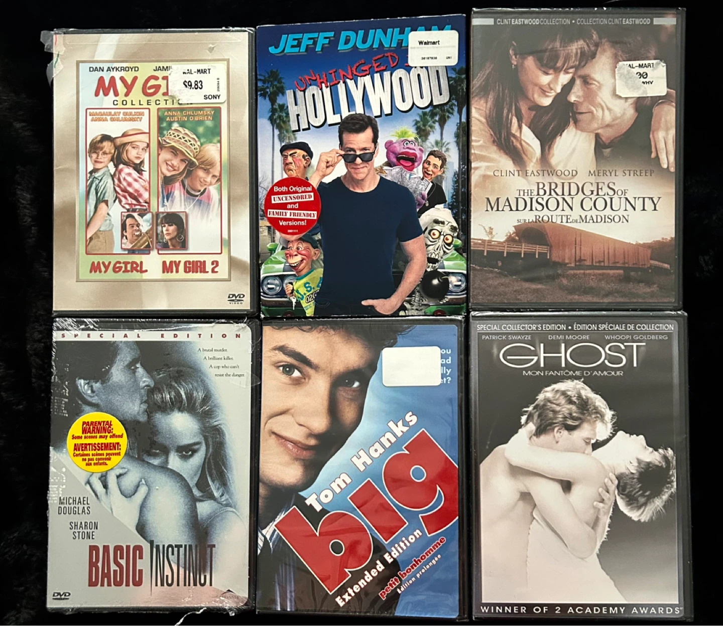 6 DVDs