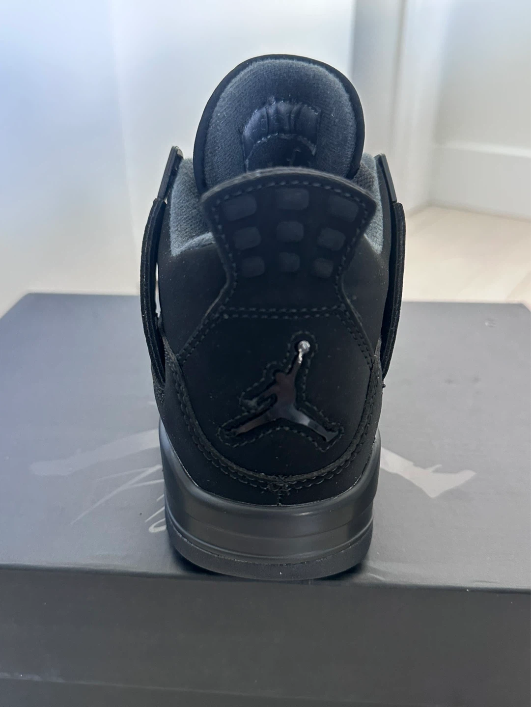 Air Jordan 4 Retro (GS) Black/Black-Lt Graphite Sneakers - photo 2