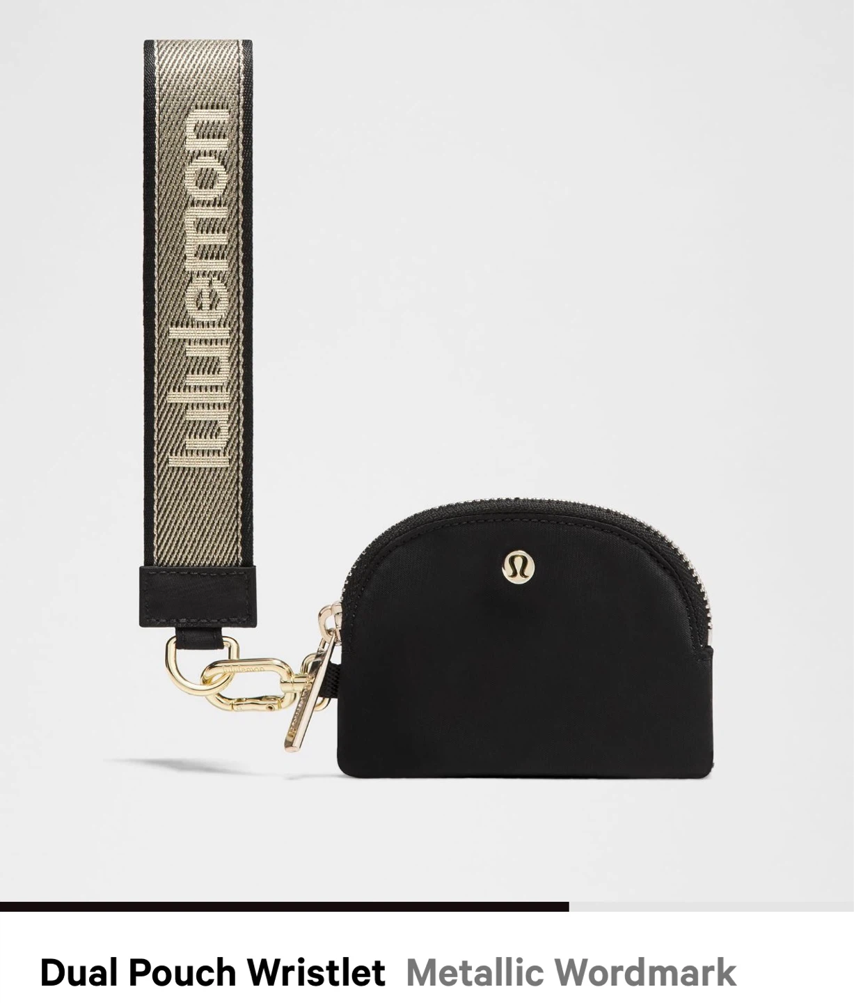 Lululemon Dual Pouch Wristlet - Metallic Wordmark - photo 4