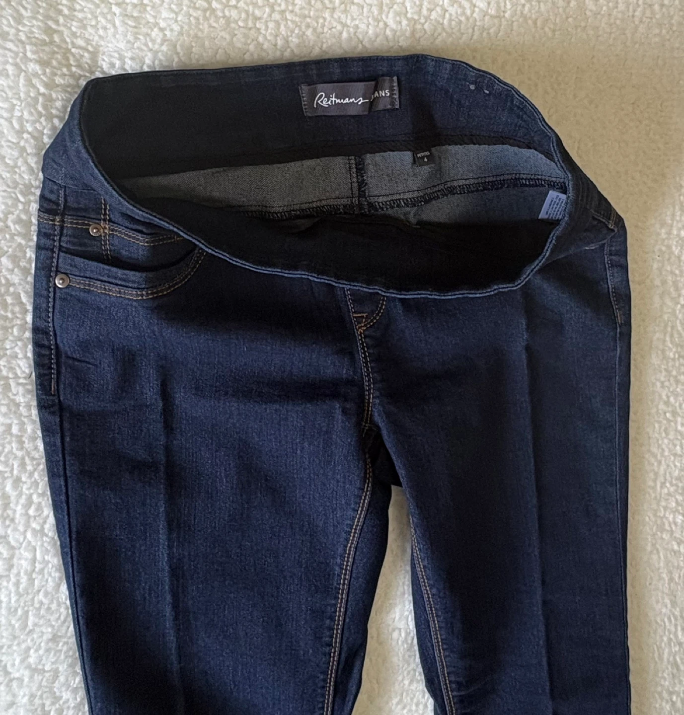 Reitmans dark wash flare jeans Petites 4 - photo 2