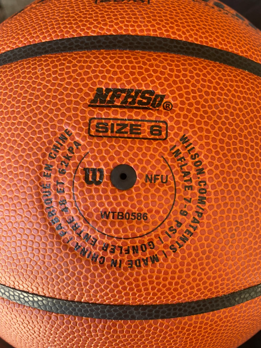 Wilson Evolution Indoor Game Basketball Size 6