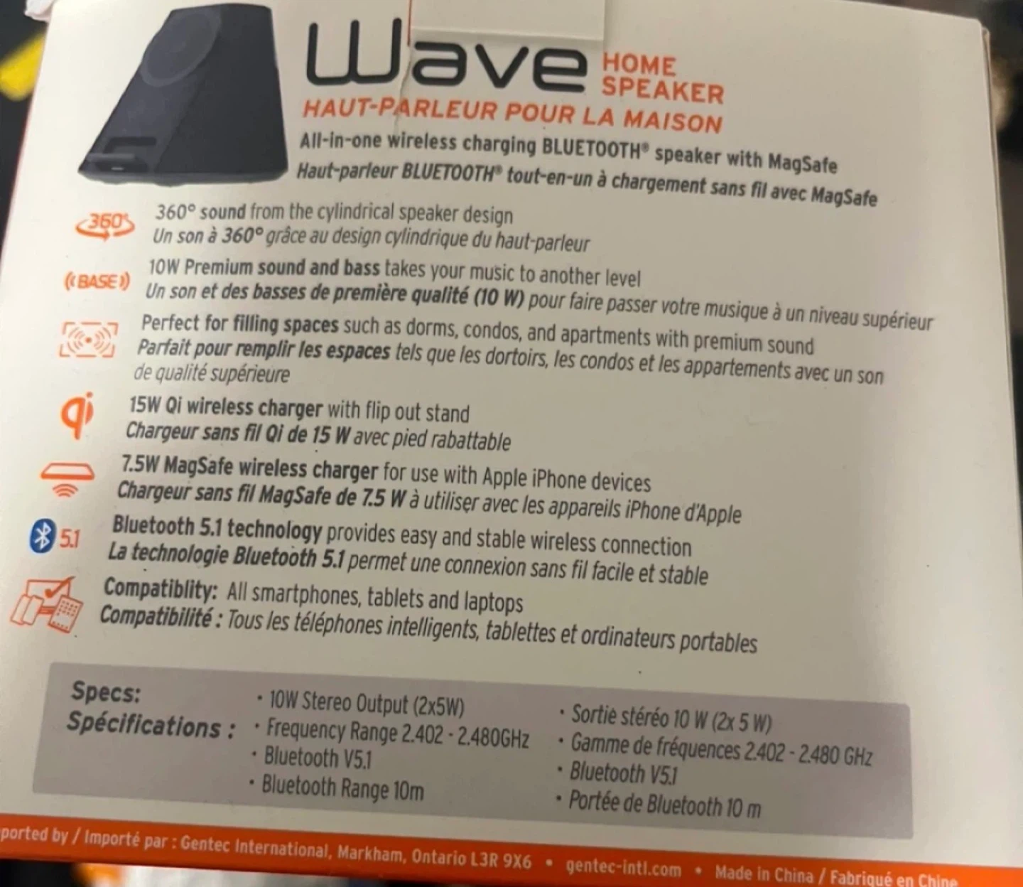 iQ Wave Home Speaker with MagSafe Wireless Charging - photo 2