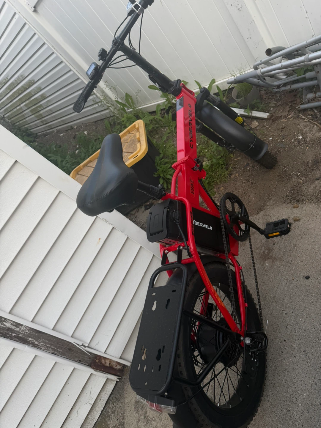 Red CyberVelo EK4 Folding Electric Bike - photo 2