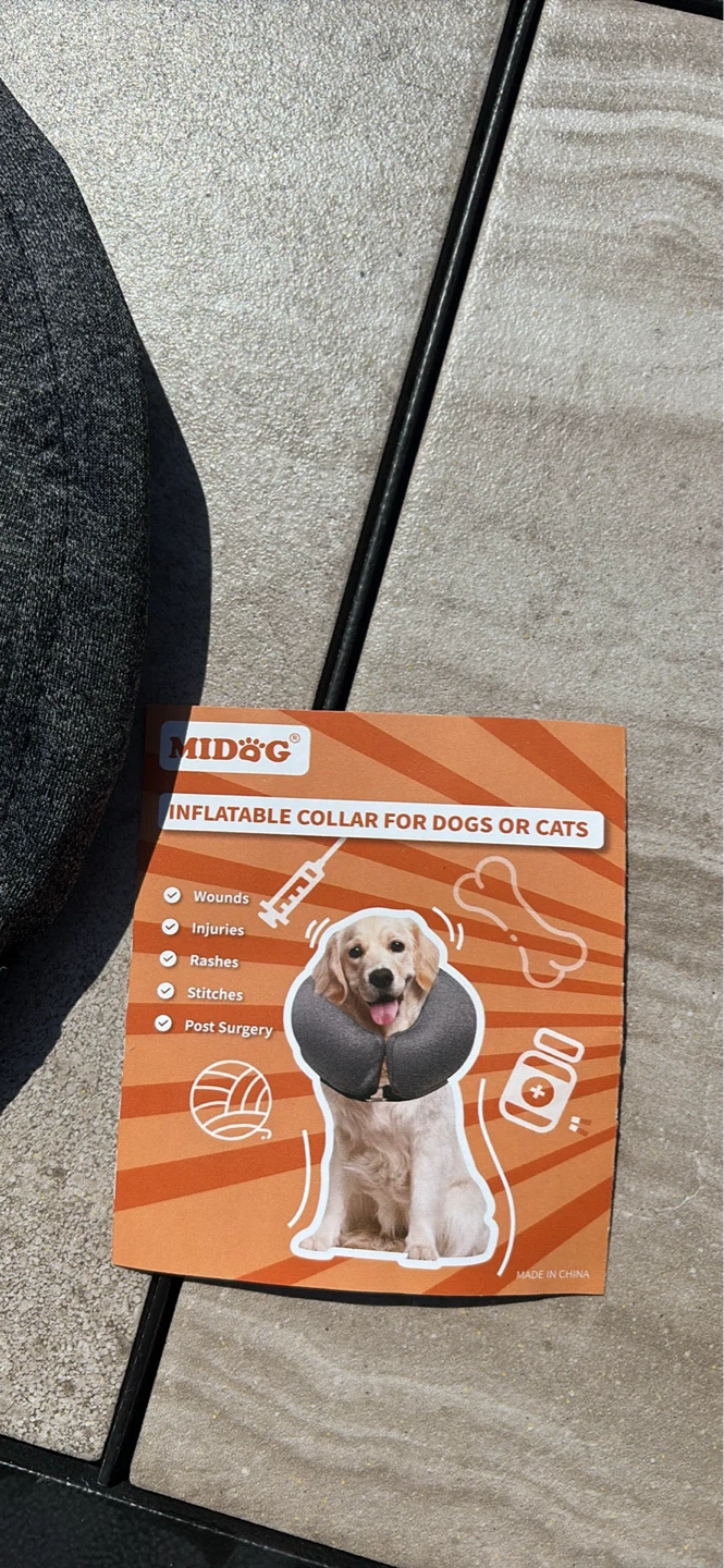 MIDSOG Inflatable Collar for Dogs or Cats - photo 2