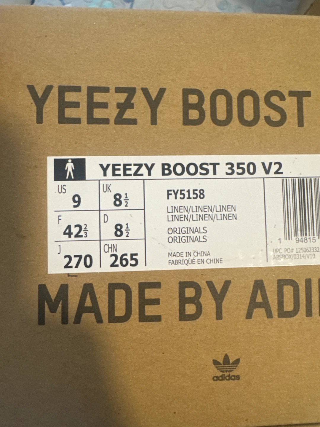 Adidas Yeezy Boost 350 V2 Linen FY5158 - photo 2