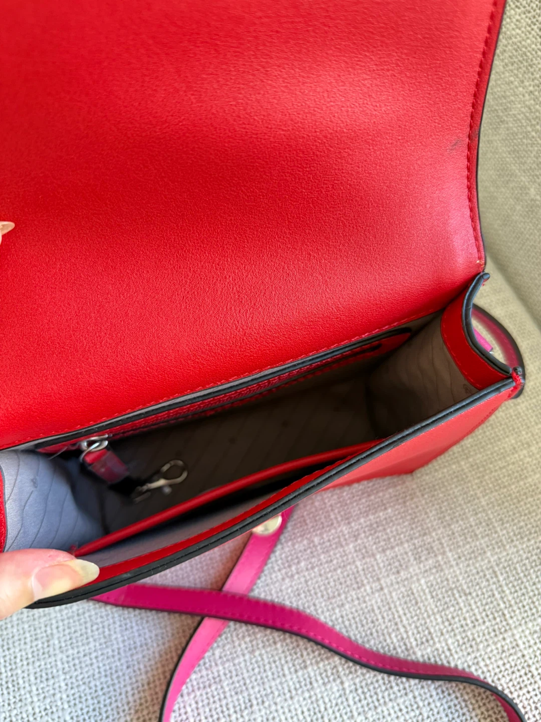 L. Credi Munich Red Bag - photo 5