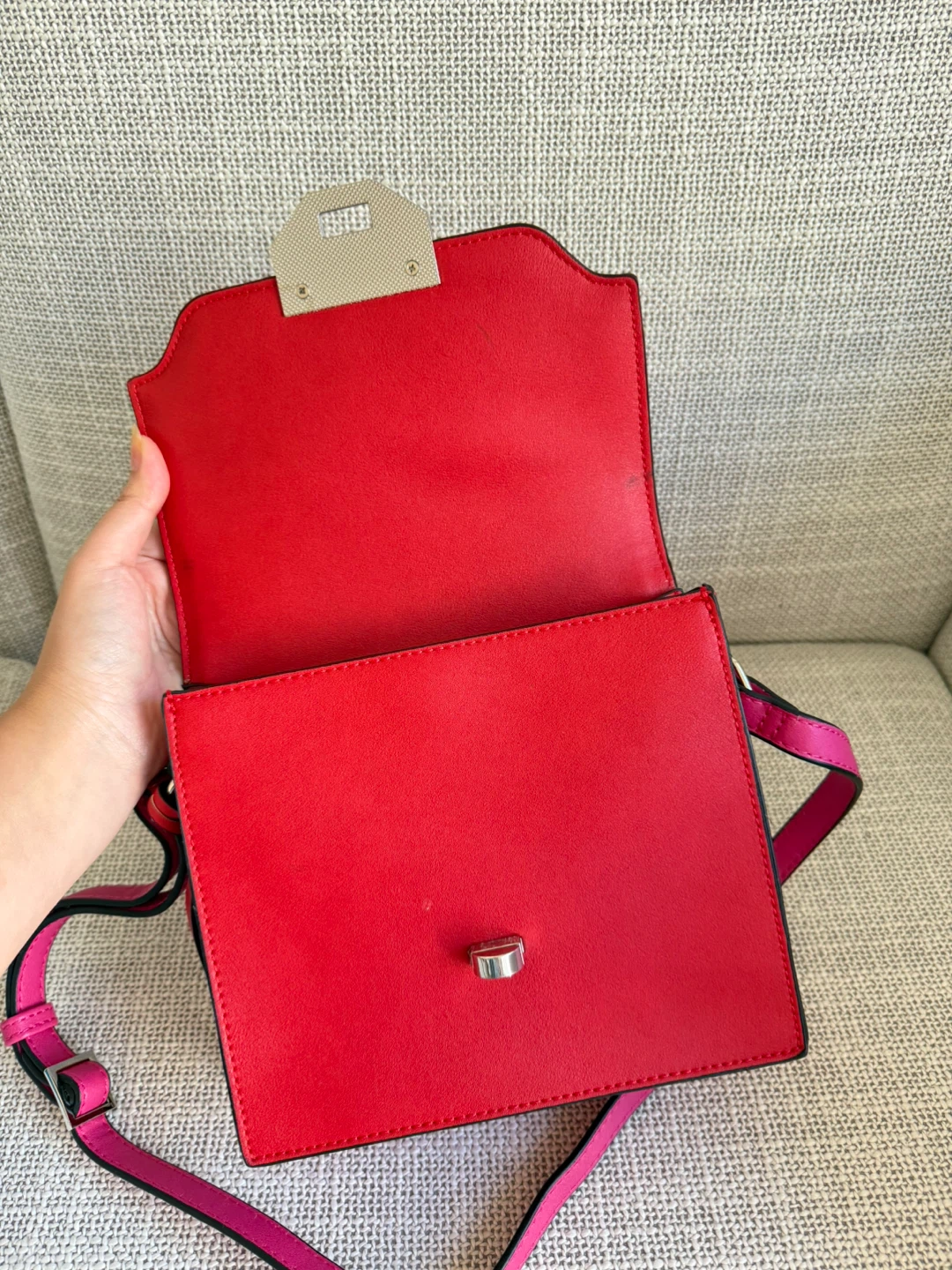L. Credi Munich Red Bag - photo 4