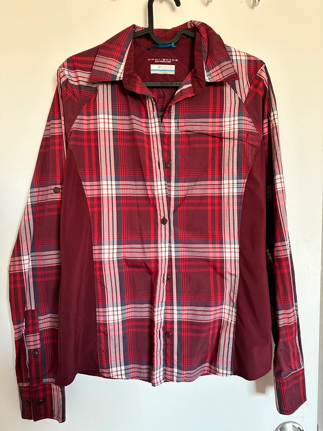 Chemise à carreaux Columbia Omni-Shade pour femme XS