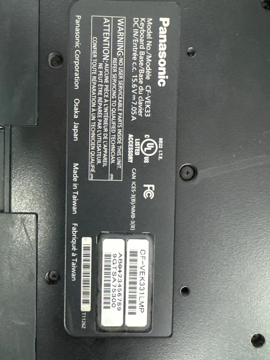 Panasonic Toughbook CF-VEK33 Rugged Laptop - photo 4