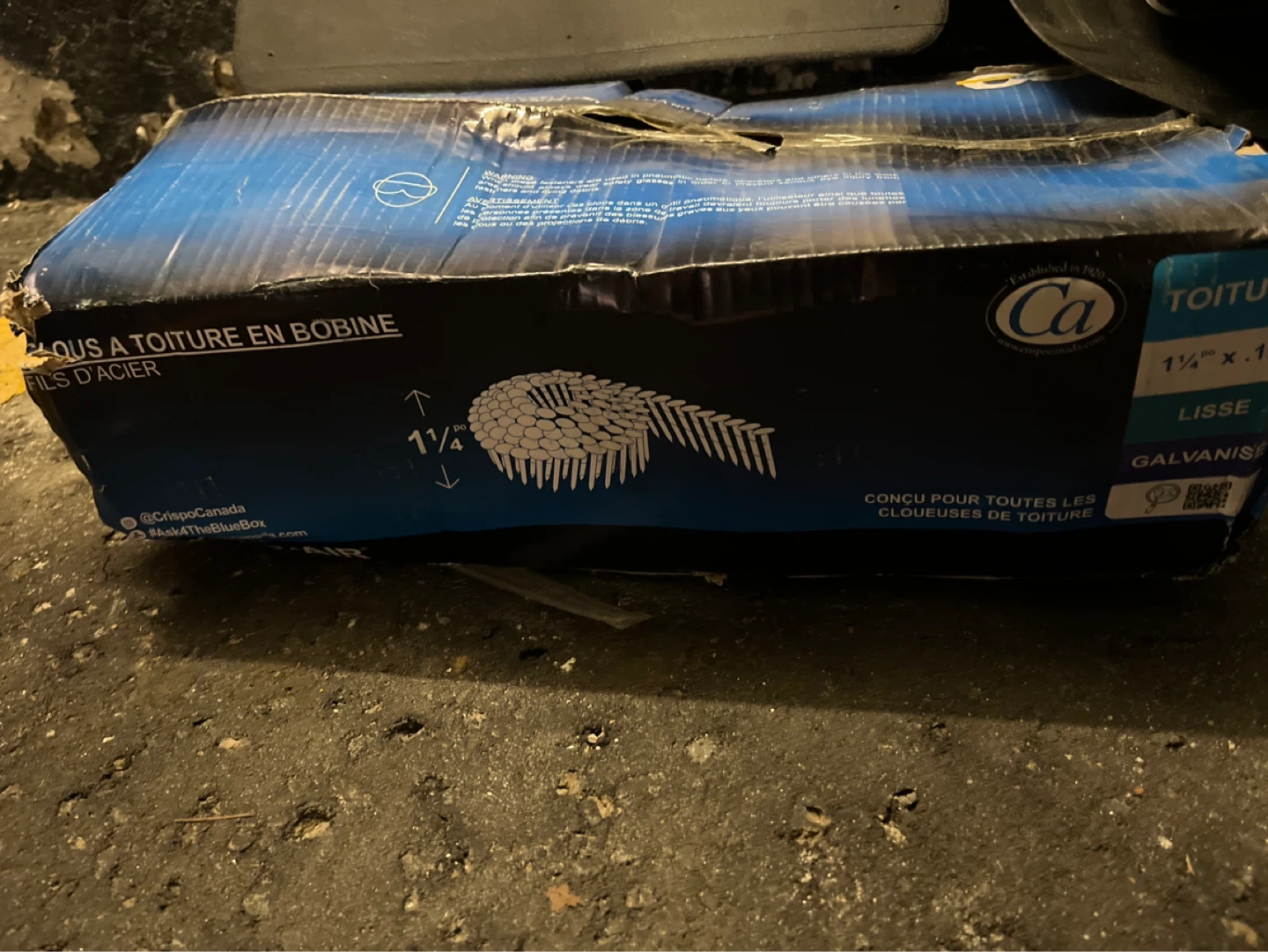 Ca Roofing Nails 1 1/4" Galvanized Coils - photo 2