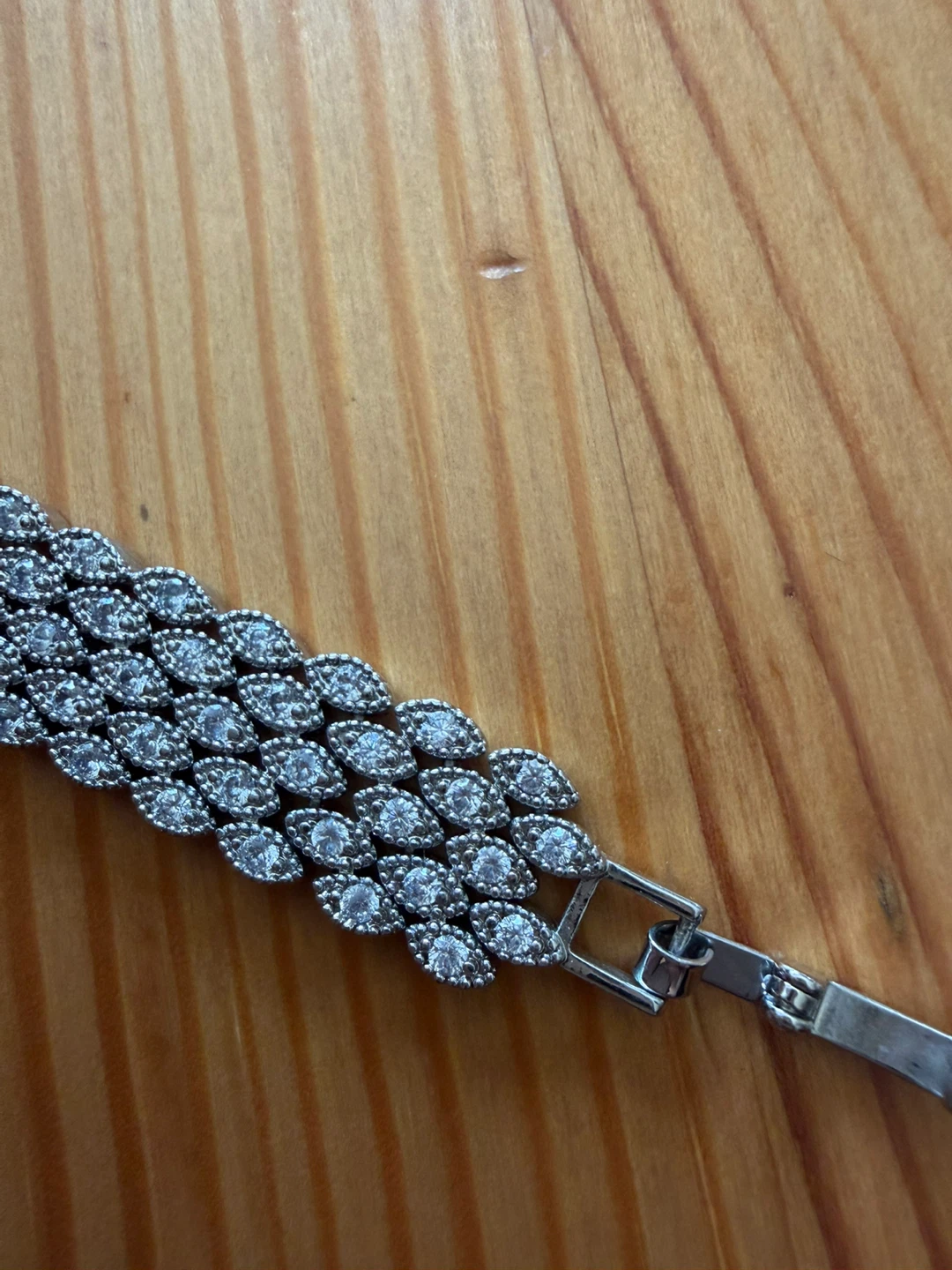 Sparkly Silver-Tone Tennis Bracelet - photo 2