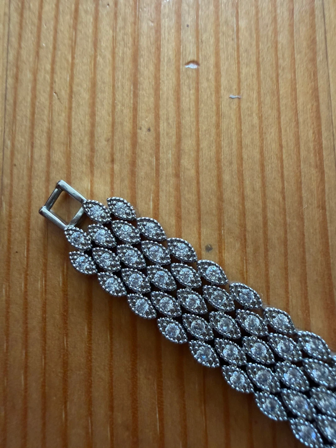 Sparkly Silver-Tone Tennis Bracelet - photo 3
