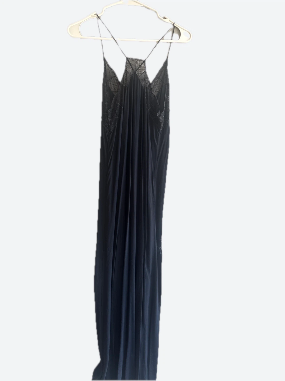 Zadig & Voltaire Dusty Rose Black Star Maxi Slip Dress - photo 3