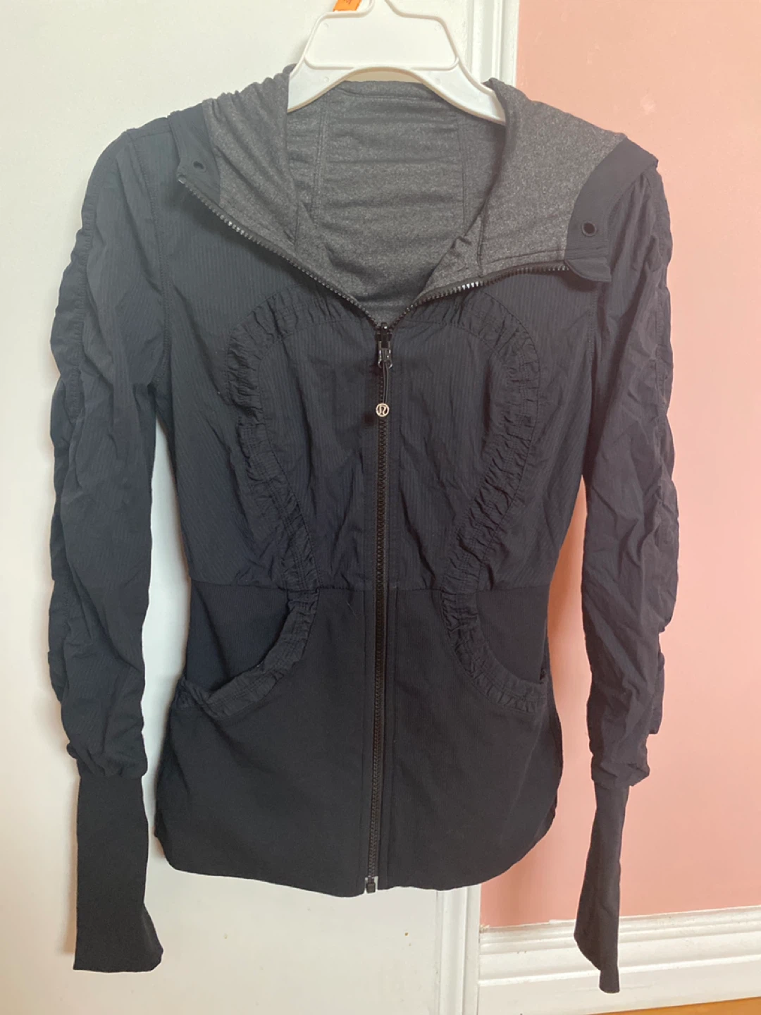 Lululemon Black Hooded Jacket