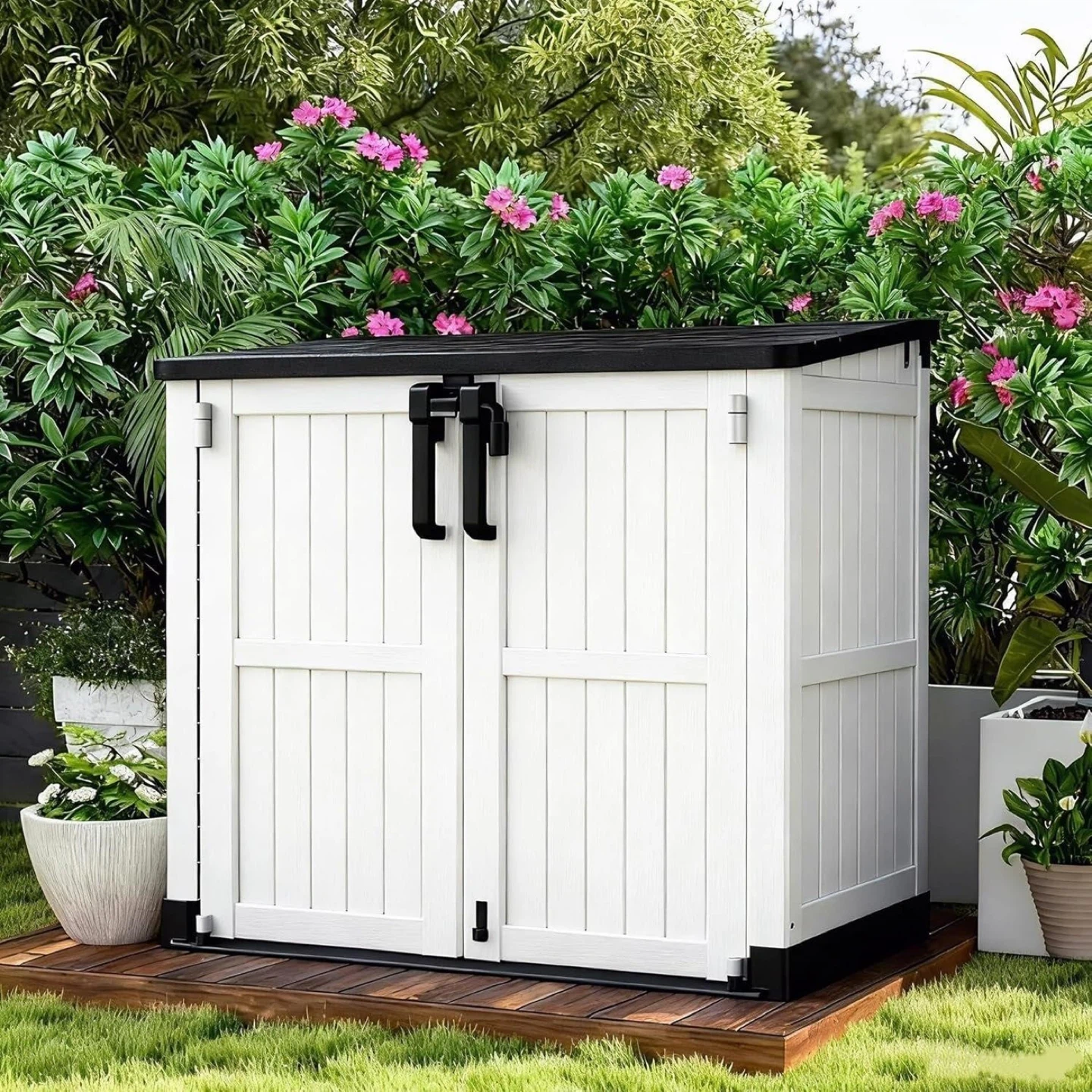 LHBcraft 36 cu ft Outdoor Storage Shed
