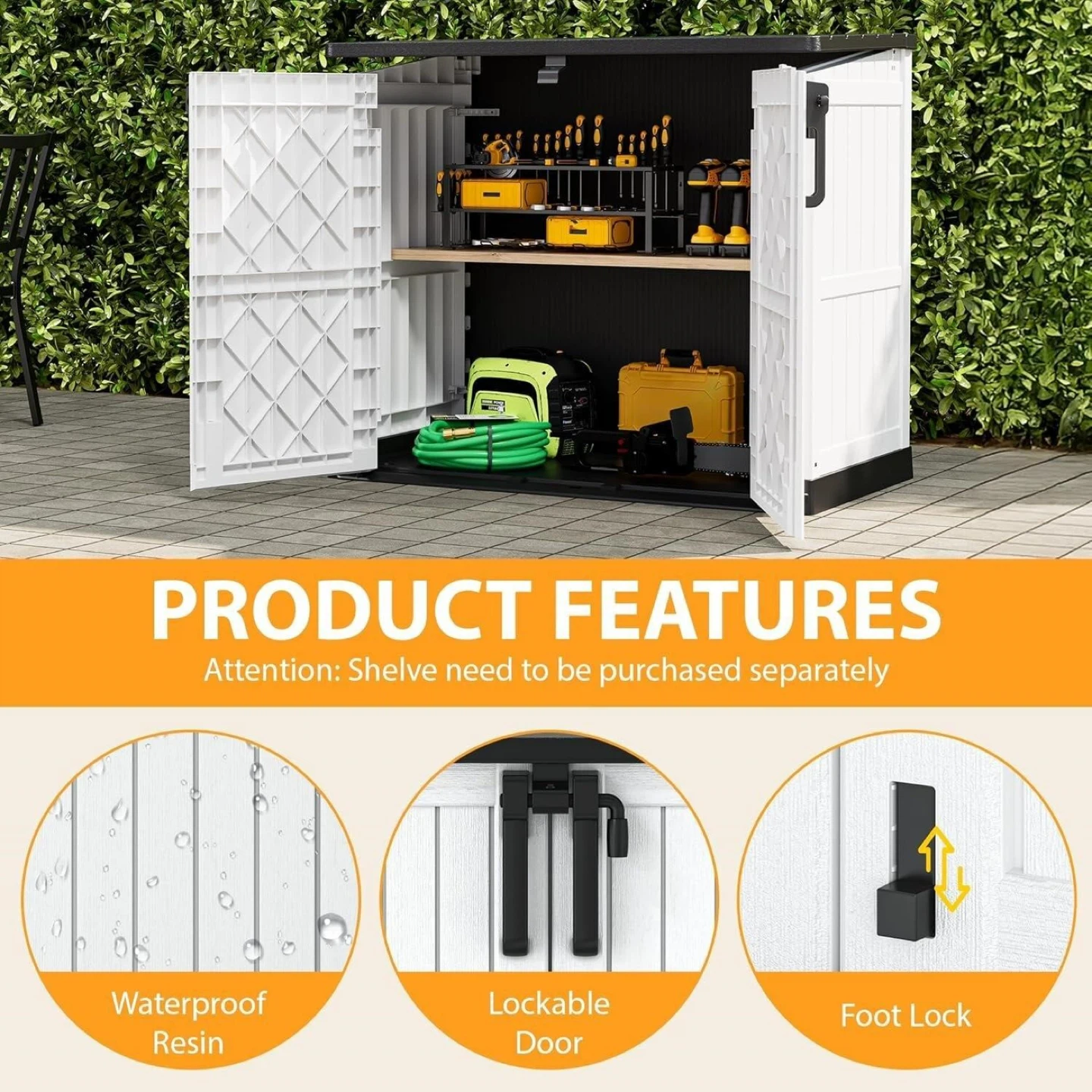 LHBcraft 36 cu ft Outdoor Storage Shed - photo 3