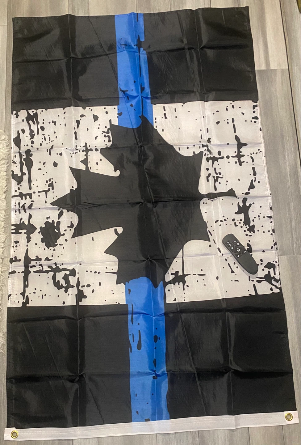 Thin Blue Line Canadian Maple Leaf Flag