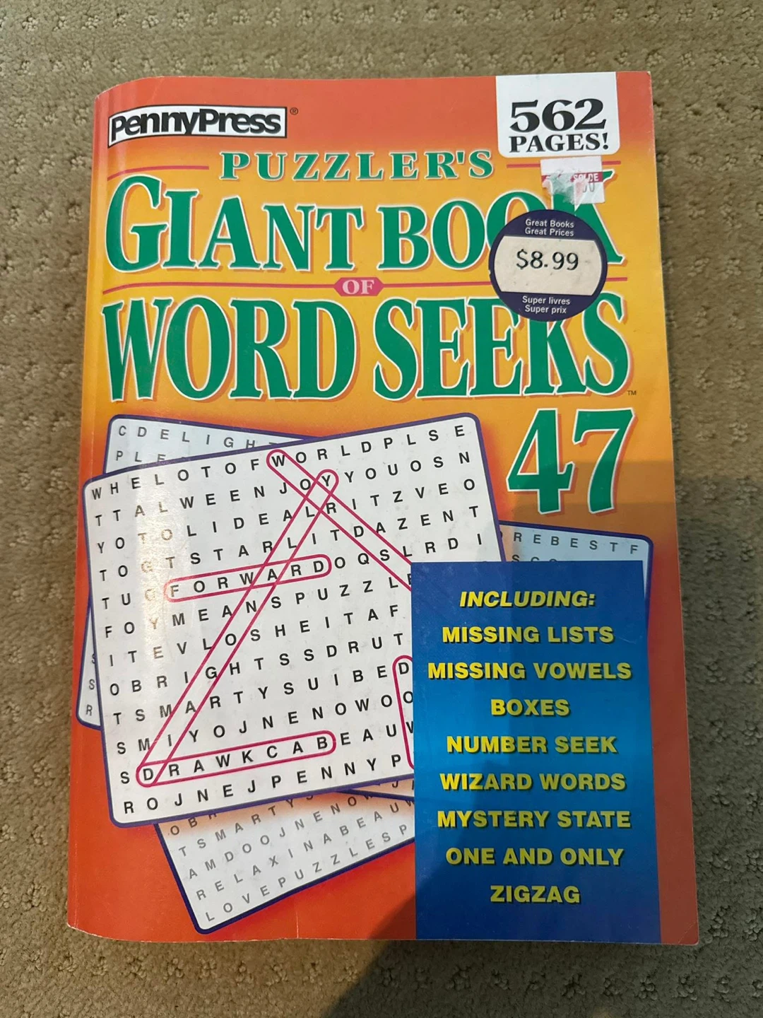 Penny Press Puzzler's Giant Book of Word Seeks #47
