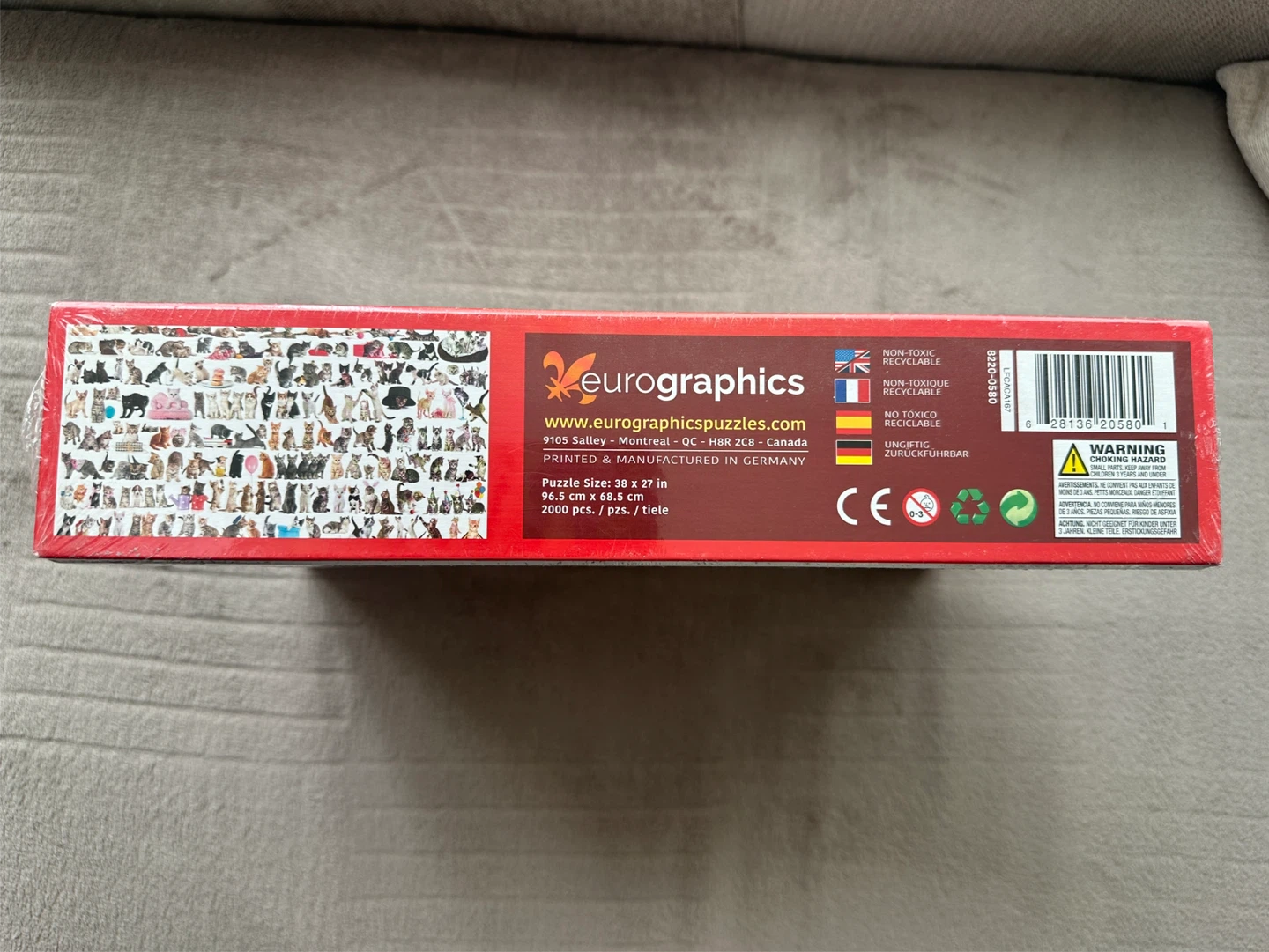 NEW Eurographics The World of Cats 2000 Piece Puzzle - photo 2
