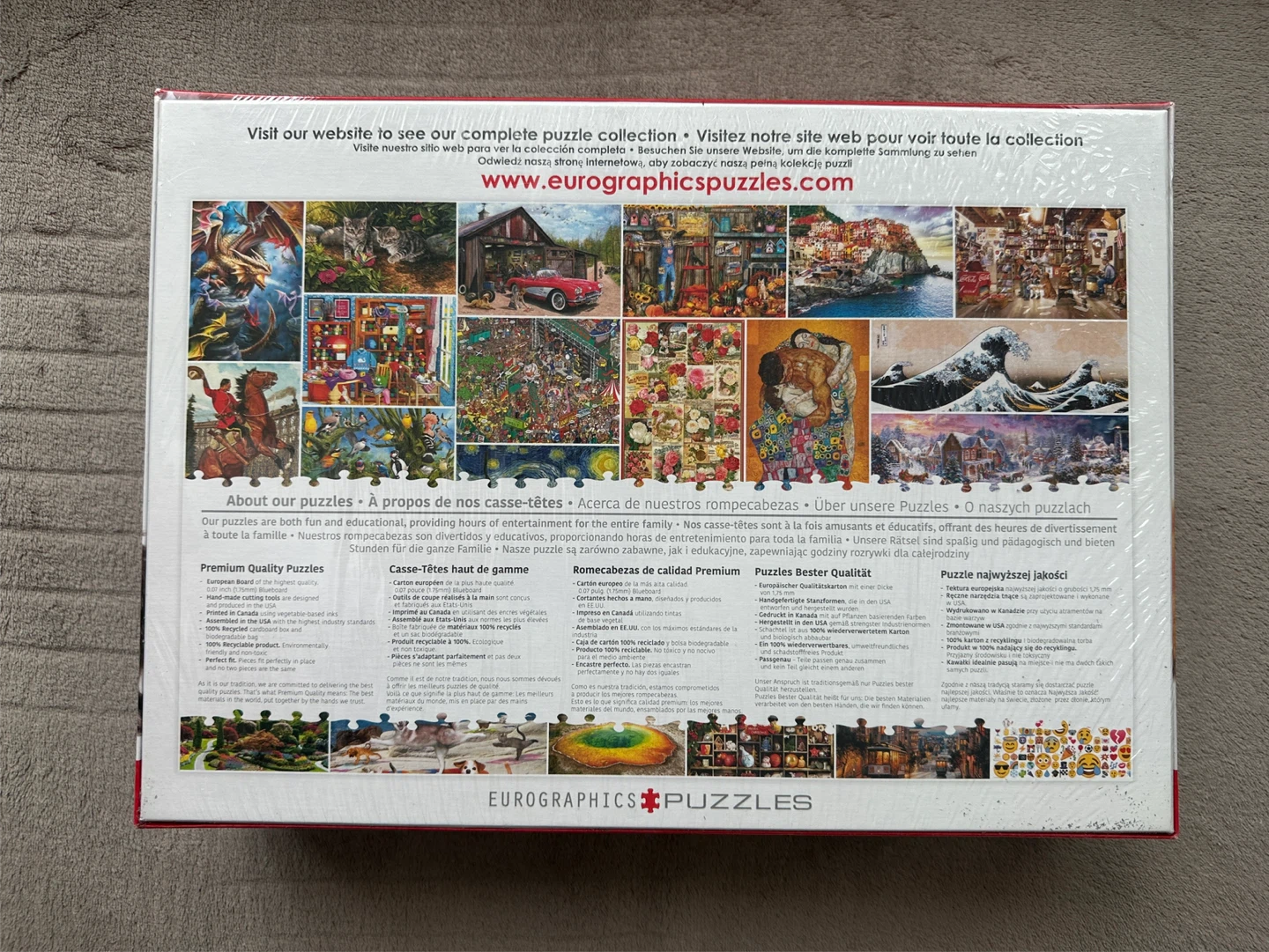NEW Eurographics The World of Cats 2000 Piece Puzzle - photo 3