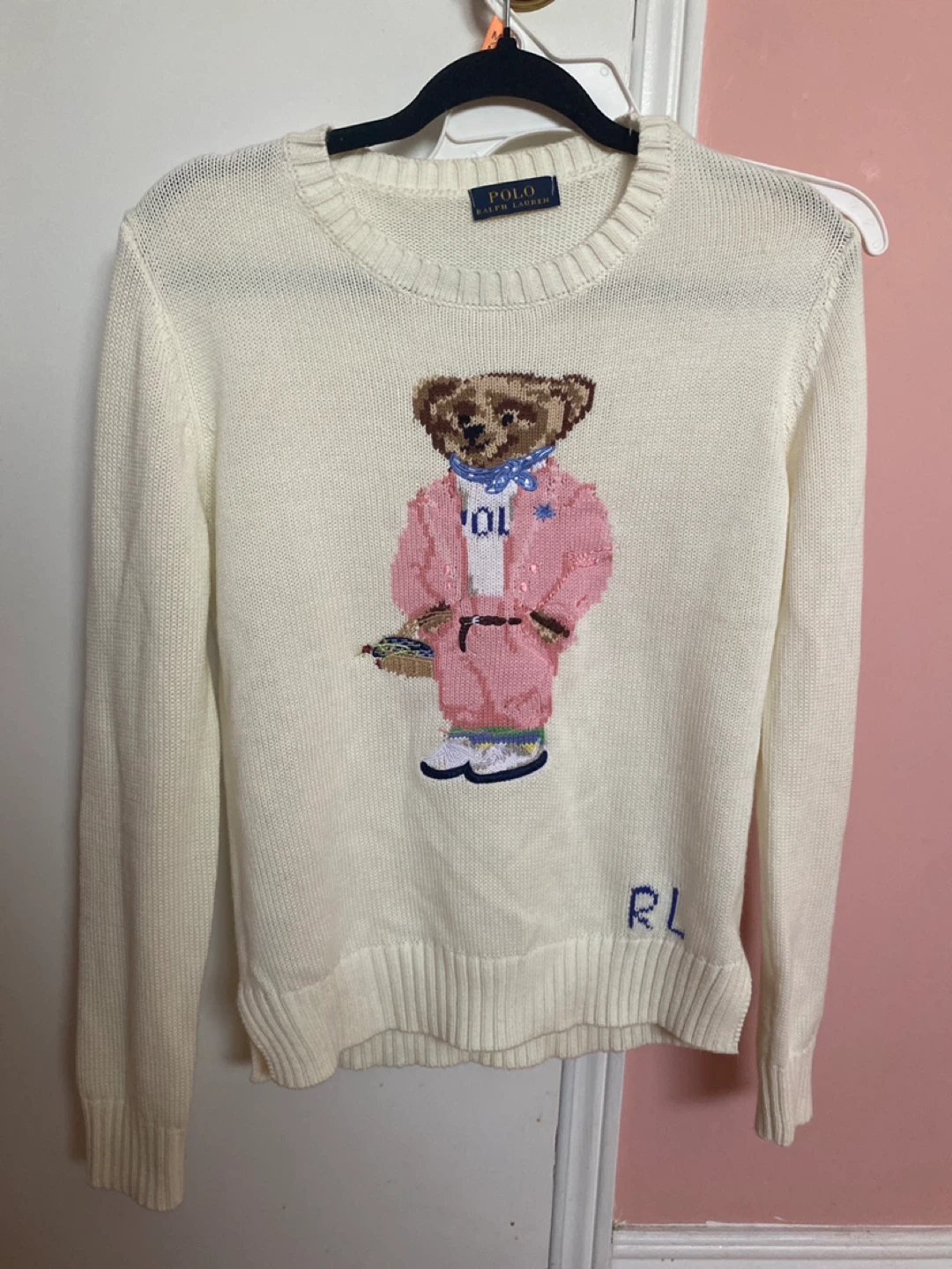 Polo Ralph Lauren Cream Bear Sweater