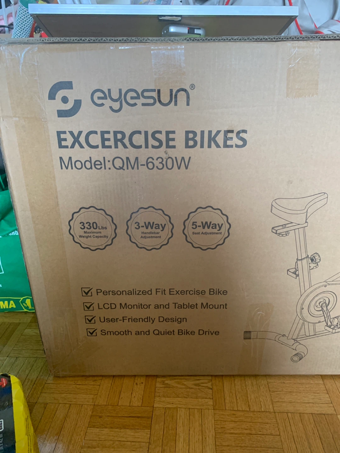 Brand new exercise bike still in the box not open yet - photo 2