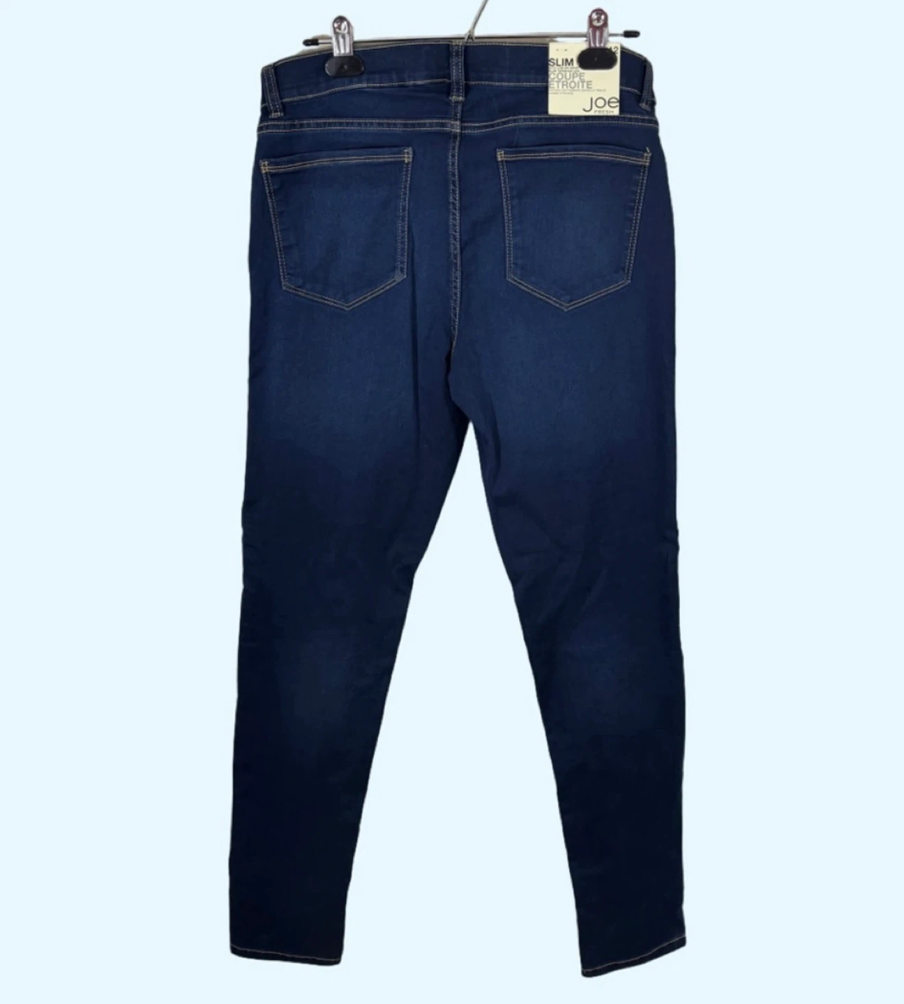 NWT Joe Fresh Women’s Dark Blue Slim Low-Waist Jeans size 12 - photo 2
